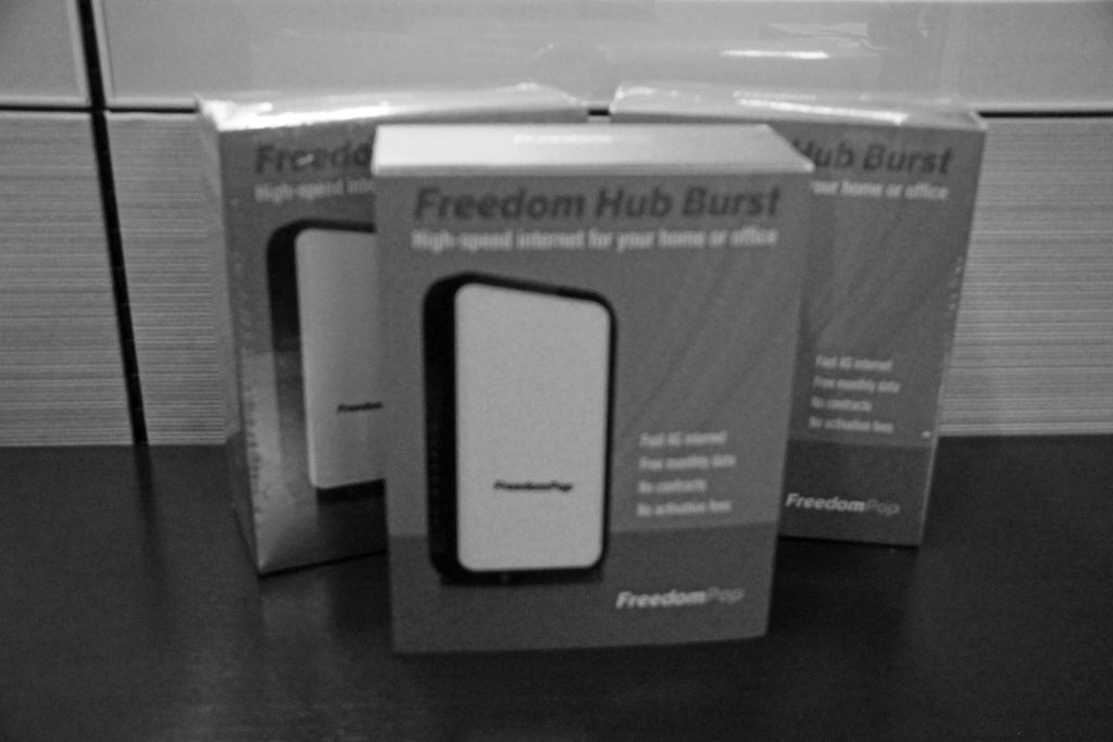The Freedom Pop 4G routers