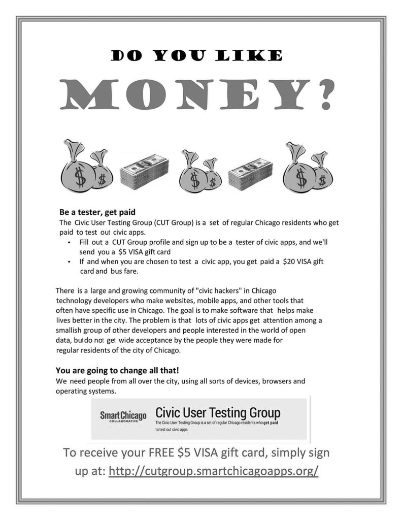 Money flyer